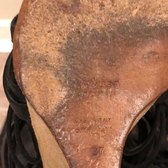 YSL gladiator wedge sandal 37 - Picture 2 of 4